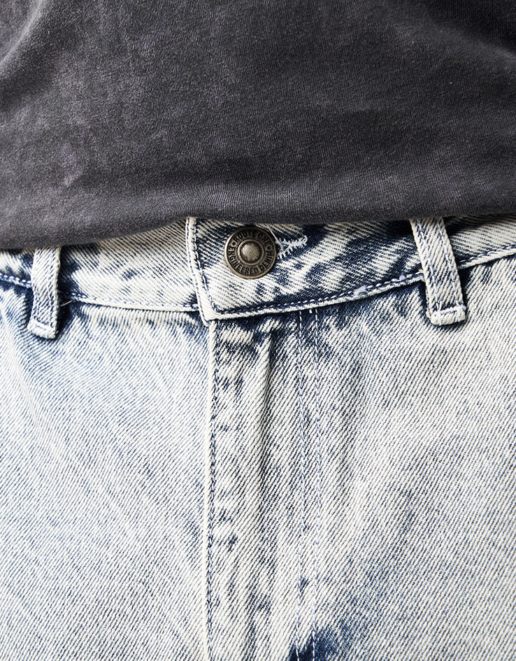 Route One Denim Carpenter Pants - Light Stone Wash - Image 4