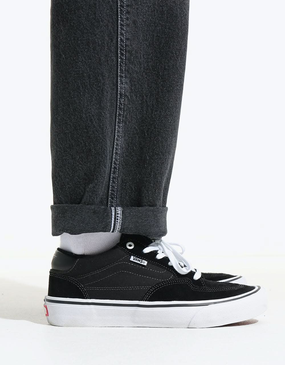 Route One Denim Carpenter Pants  - Washed Black - Image 7