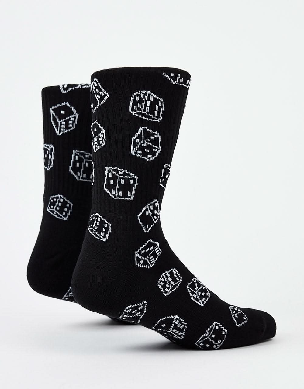 Route One Dice Crew Socks - Black - Image 3