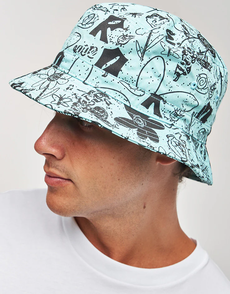 Route One Doodle Bucket Hat - Mint - Image 2