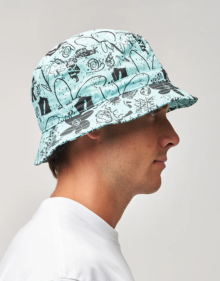 Route One Doodle Bucket Hat - Mint - Image 3