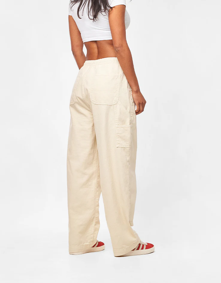 Route One Double Knee Heavyweight Canvas Pants - Angora - Image 10