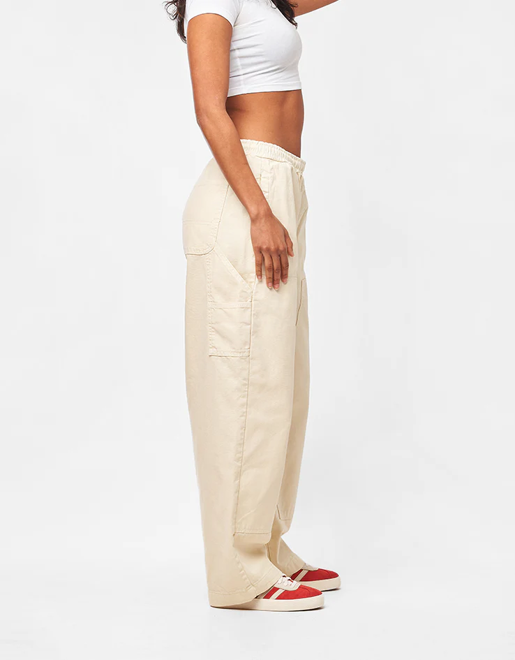 Route One Double Knee Heavyweight Canvas Pants - Angora - Image 11