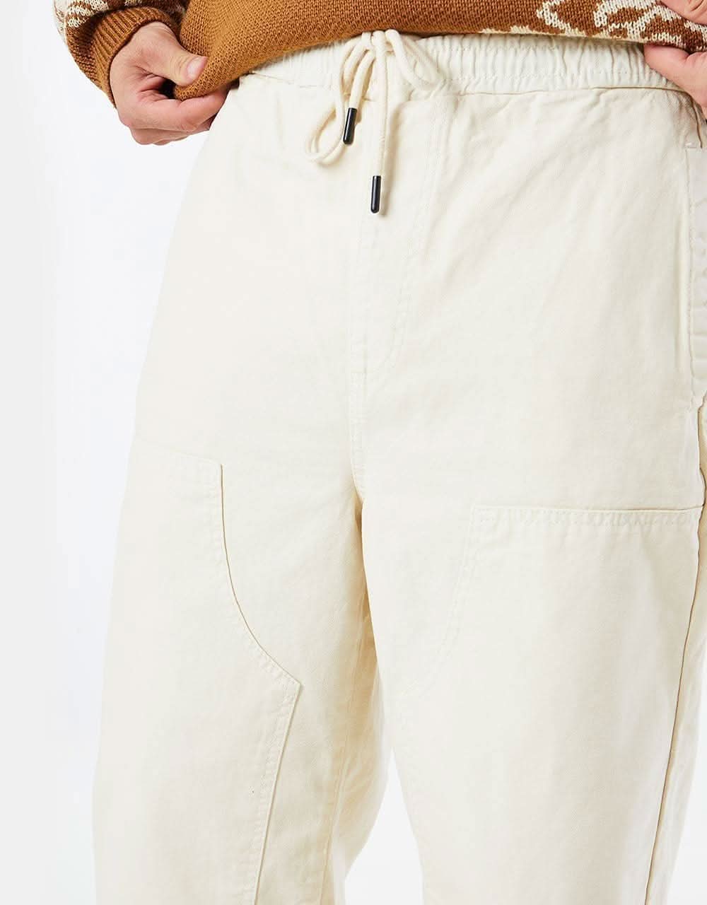 Route One Double Knee Heavyweight Canvas Pants - Angora - Image 4