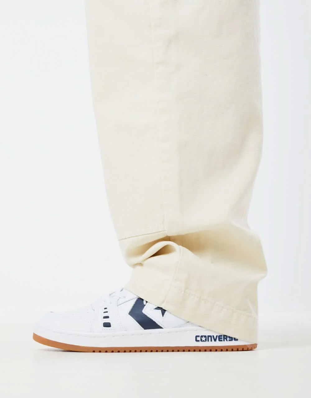 Route One Double Knee Heavyweight Canvas Pants - Angora - Image 7