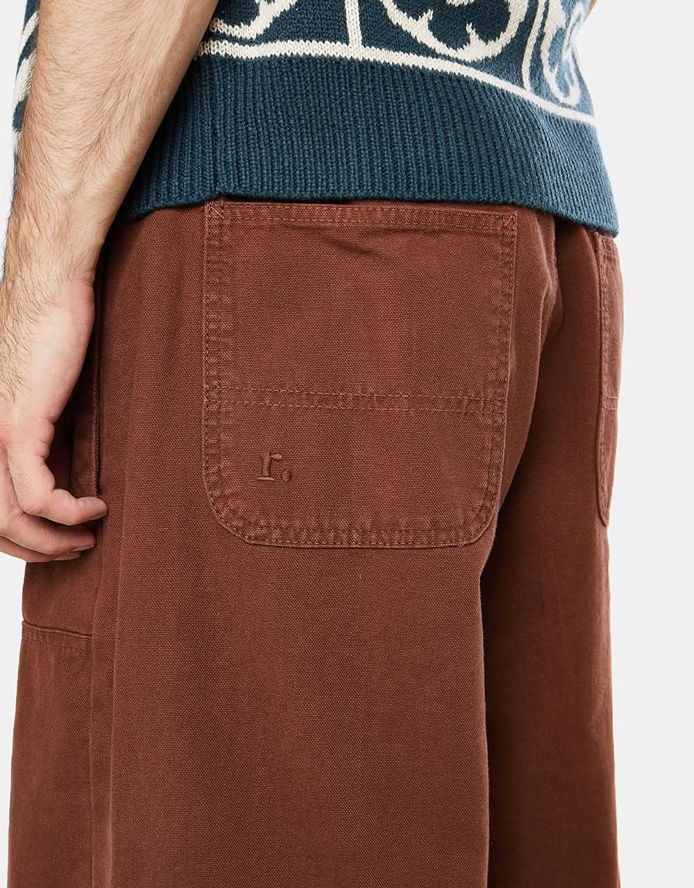 Route One Double Knee Heavyweight Canvas Pants - Cappuccino - Image 6