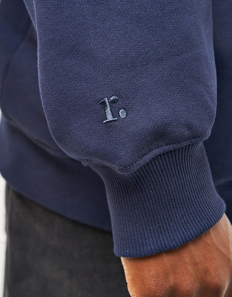 Route One Dwagon Heavyweight Hoodie - Navy - Image 5