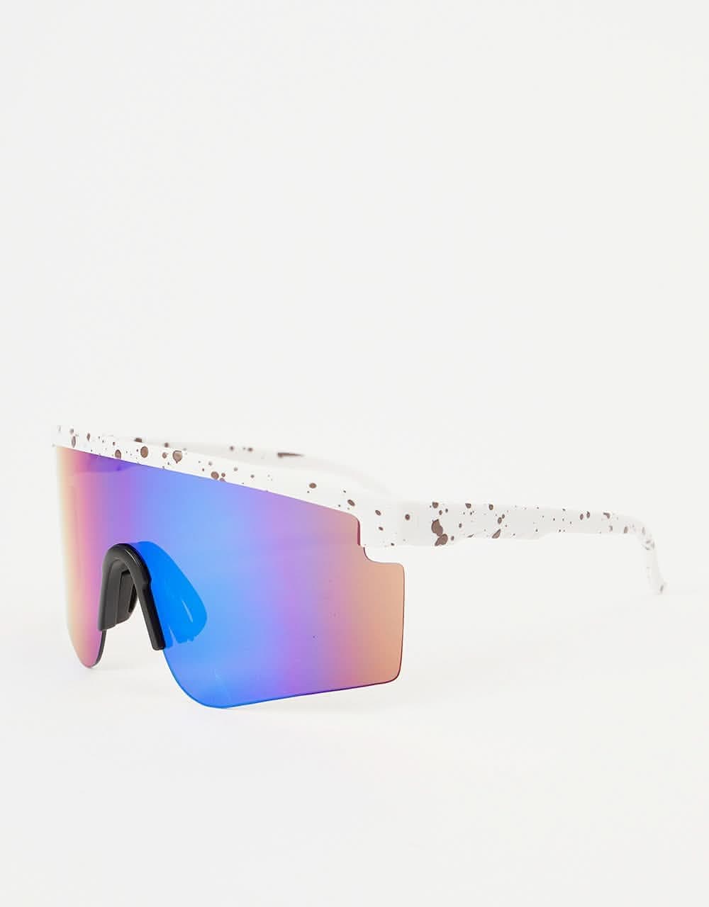 Route One Eastbound Sunglasses - White/Coloured Mirror - Image 2