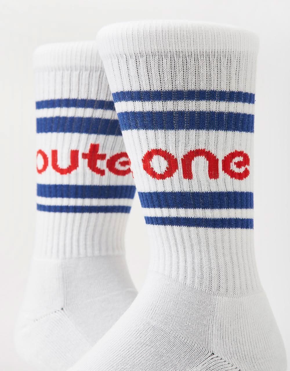 Route One Evermore Crew Socks - White - Image 3