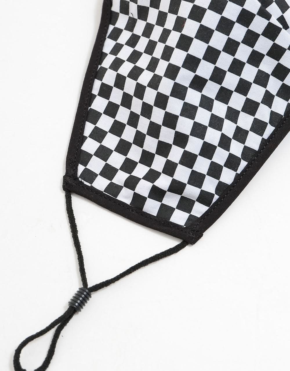 Route One Organic Cotton Face Mask - Black & White - Image 3