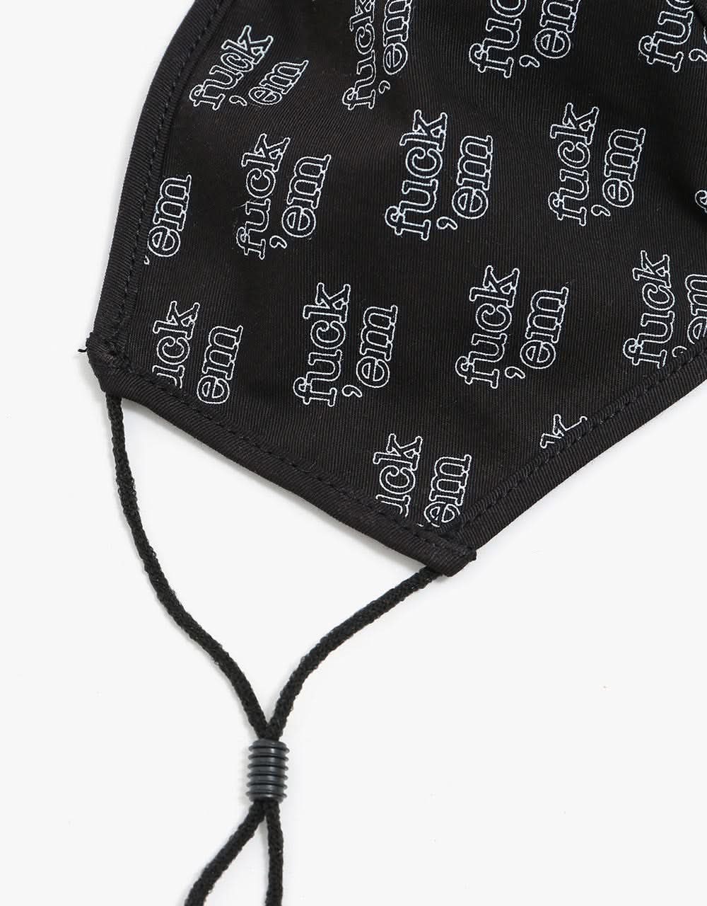 Route One Organic Cotton Face Mask - Fuck 'Em - Image 2