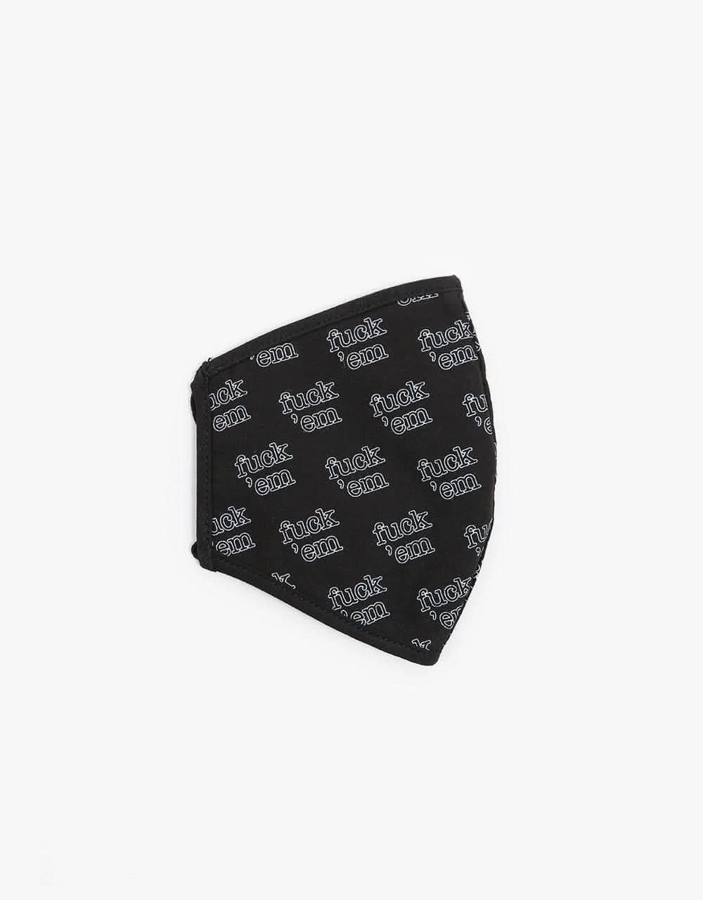 Route One Organic Cotton Face Mask - Fuck 'Em - Image 4