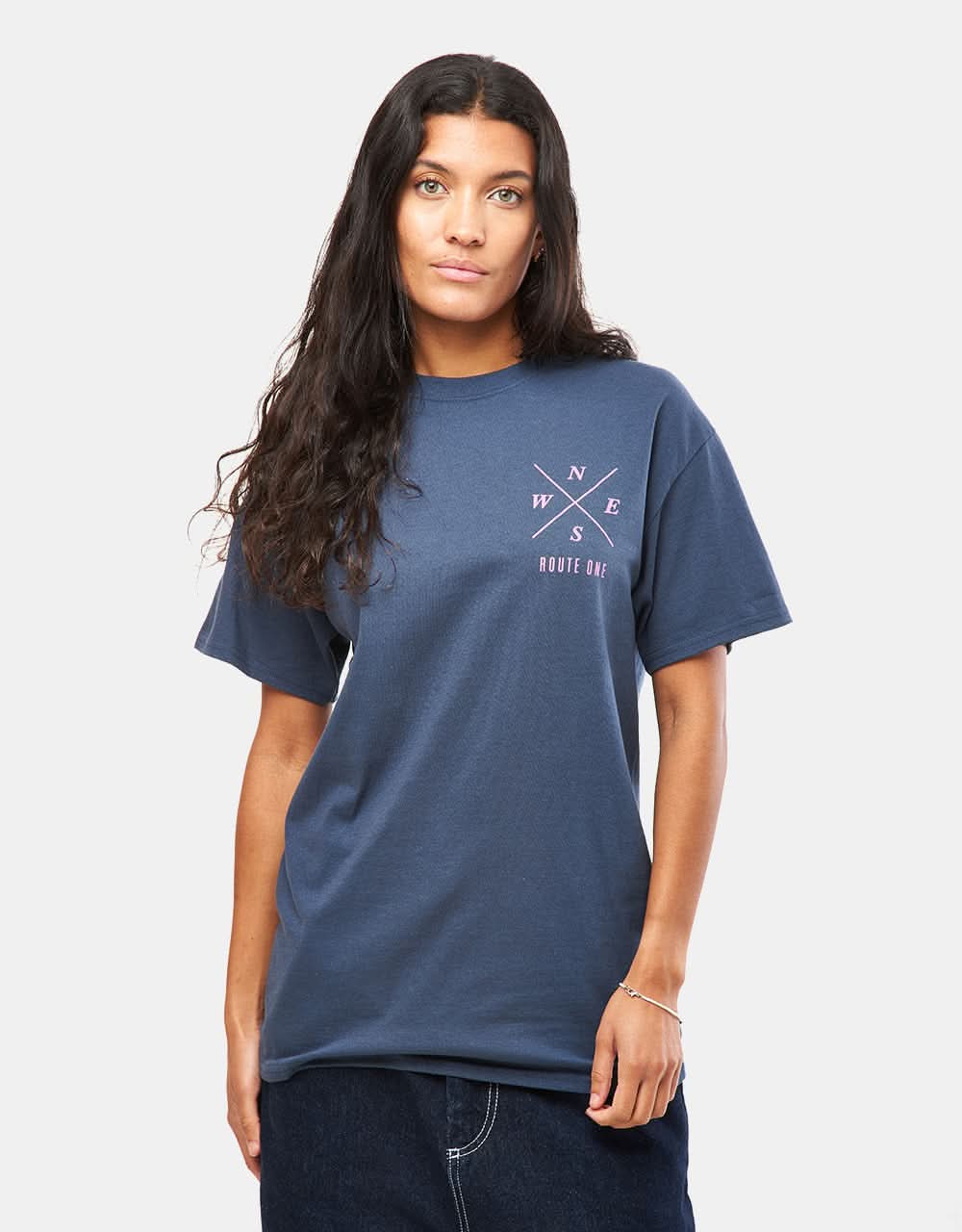 Route One FC T-Shirt - Blue Dusk - Image 6
