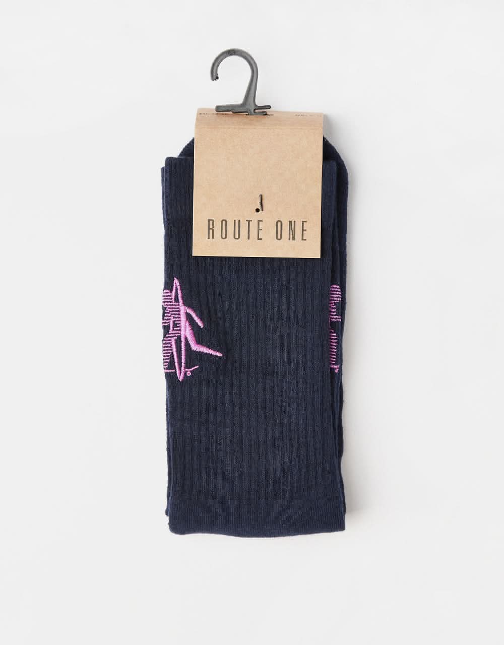 Route One Final Frontier Crew Socks - Pageant Blue - Image 5