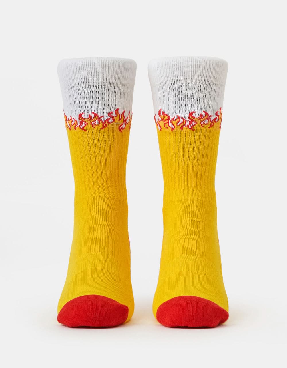 Route One Fire Crew Socks - White - Image 4