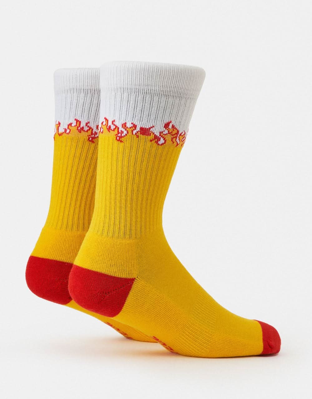 Route One Fire Crew Socks - White - Image 5