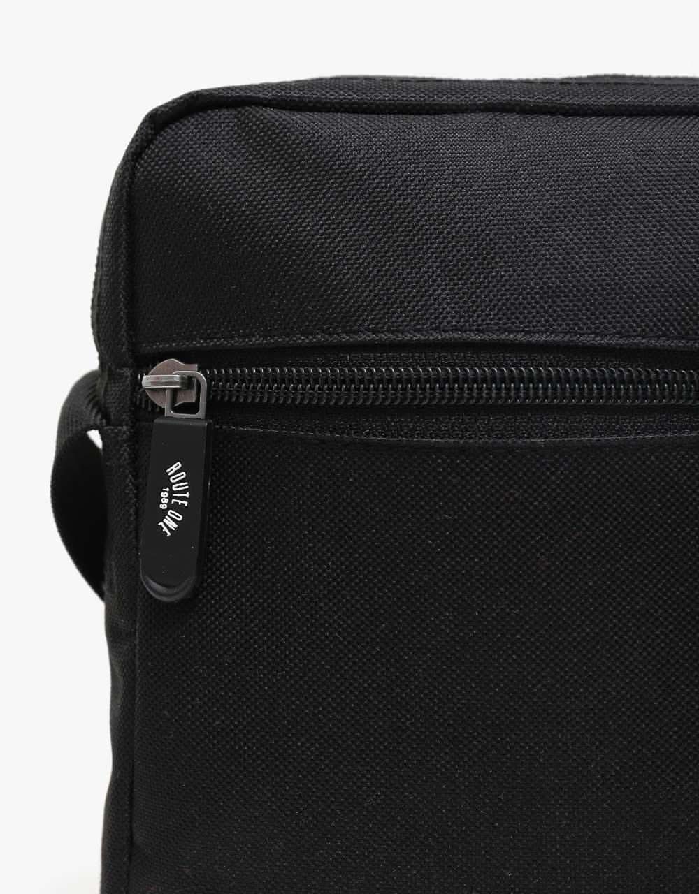 Route One Flight Cross Body Bag - Black - Image 4