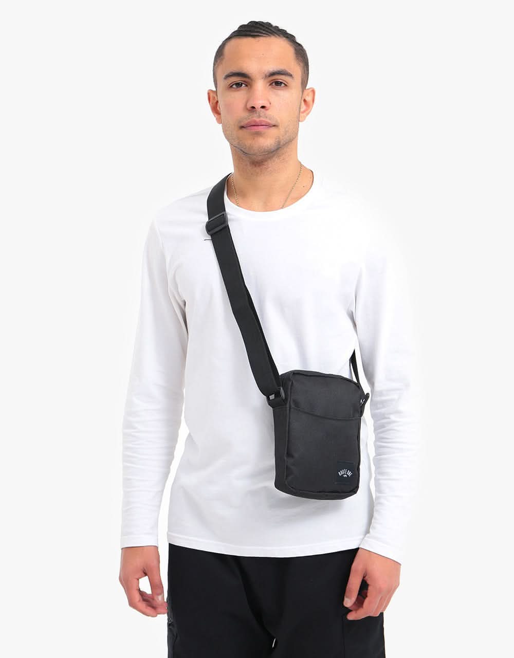 Route One Flight Cross Body Bag - Black - Image 6
