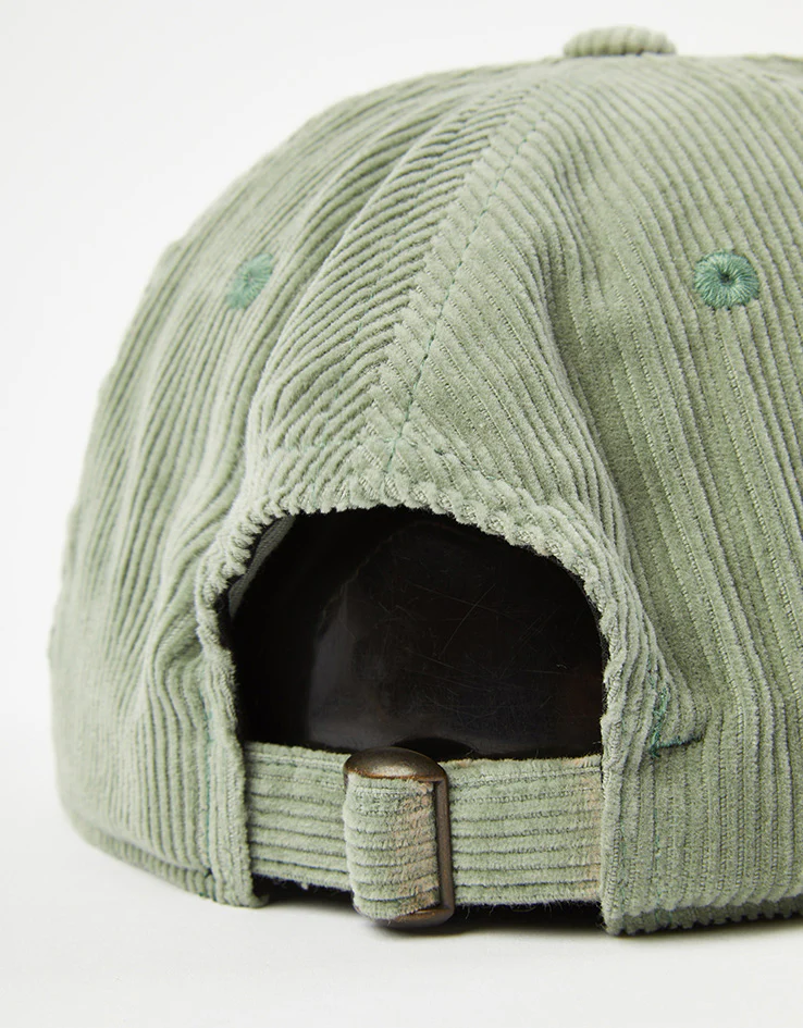 Route One Flower Unstructured Cord 6 Panel Cap - Dusty Wave - Image 3