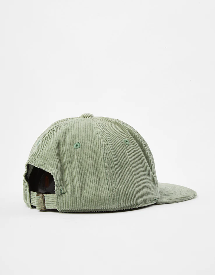 Route One Flower Unstructured Cord 6 Panel Cap - Dusty Wave - Image 4