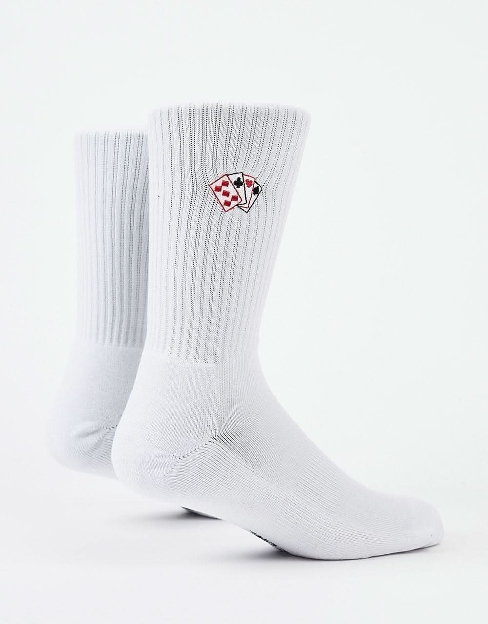 Route One Flush Crew Socks - White - Image 3