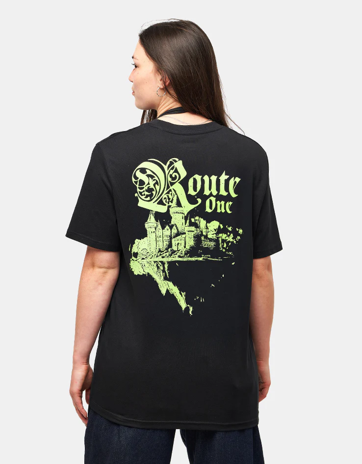 Route One Fortress Organic T-Shirt - Black - Image 5