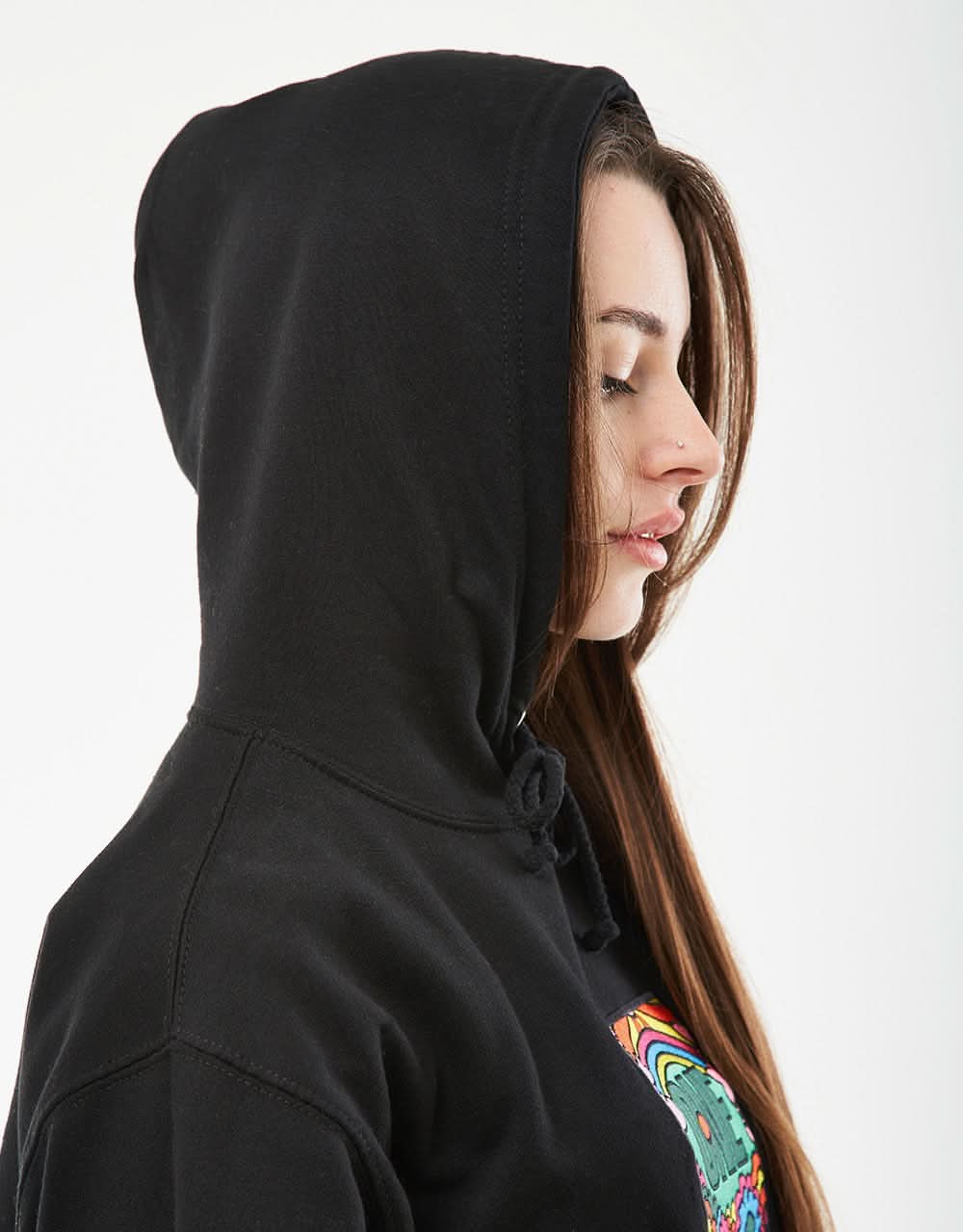 Route One Fresh Up Midweight Pullover Hoodie - Black - Image 10