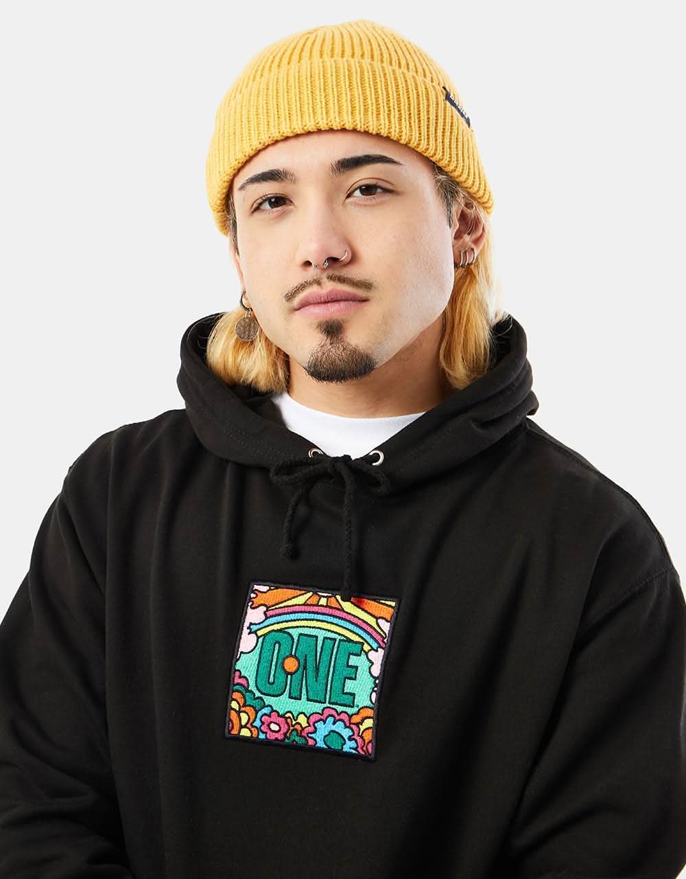 Route One Fresh Up Midweight Pullover Hoodie - Black - Image 2
