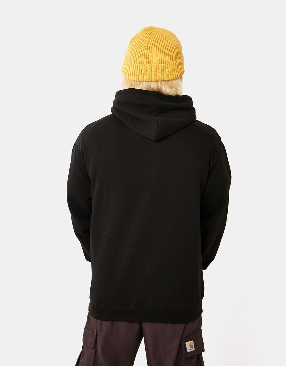 Route One Fresh Up Midweight Pullover Hoodie - Black - Image 4