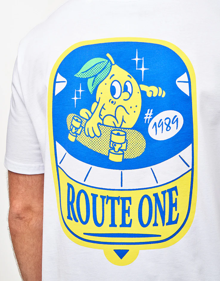 Route One Fruit One Organic T-Shirt - White - Image 3