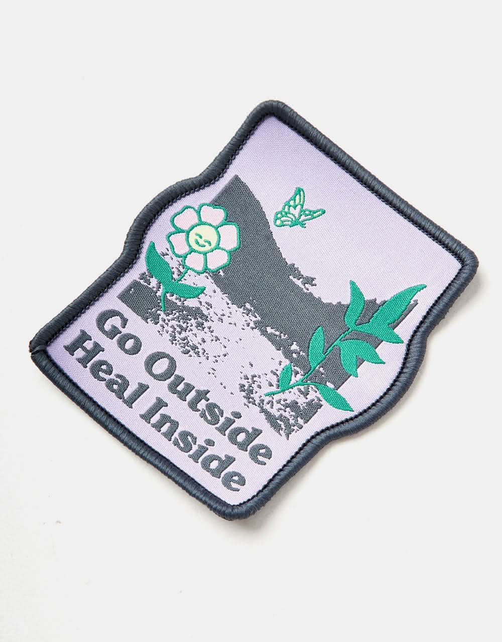 Route One Go Outside Woven Patch - Purple - Image 2