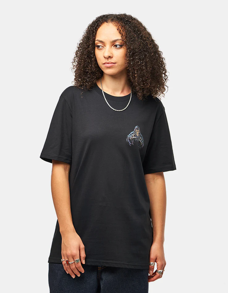 Route One Grim Horizons Organic T-Shirt - Black - Image 6