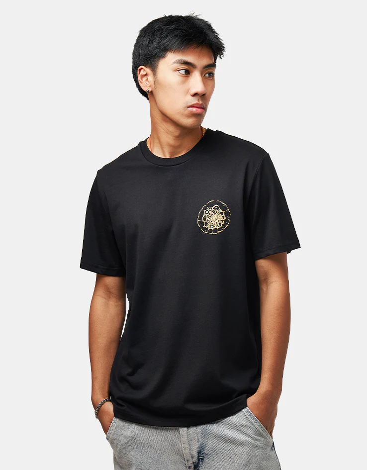 Route One Growth & Form Organic T-Shirt - Black - Image 2