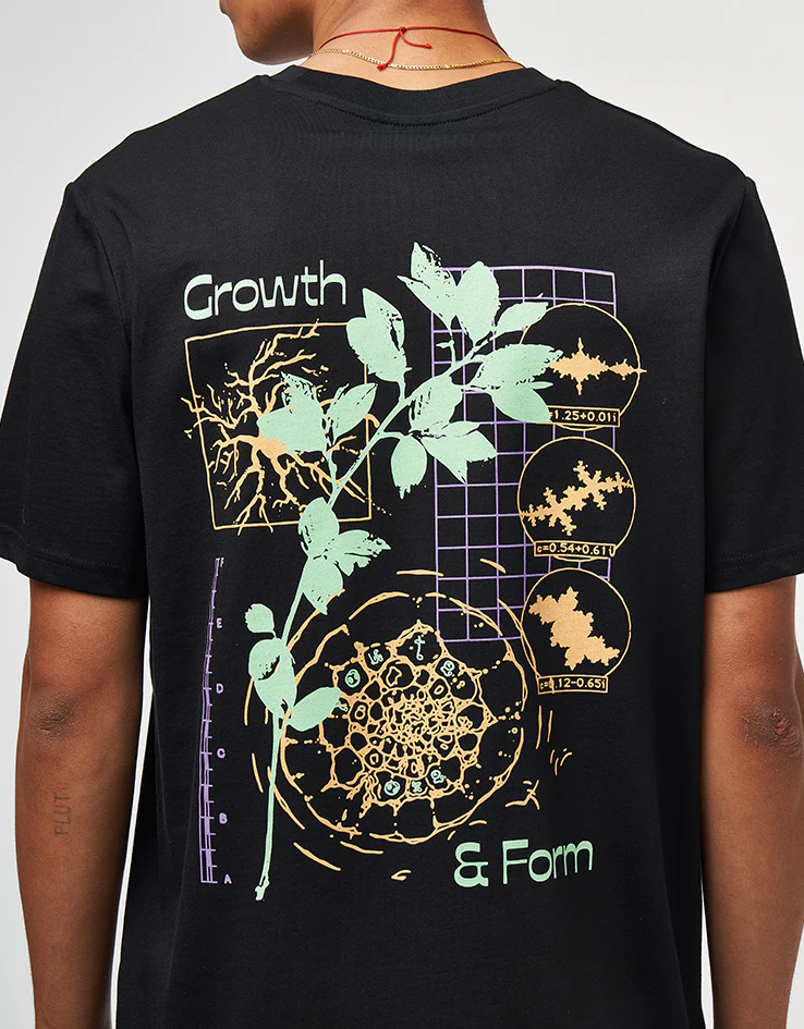 Route One Growth & Form Organic T-Shirt - Black - Image 4