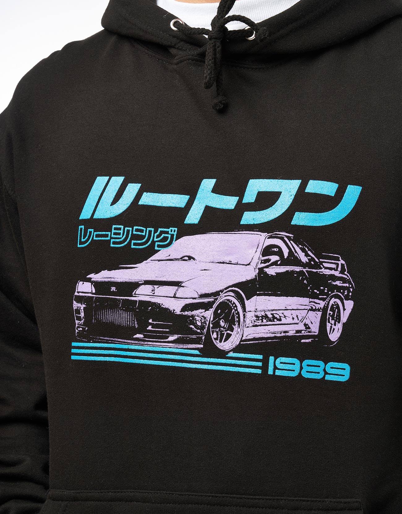 Route One GTR1 Midweight Pullover Hoodie - Black - Image 3