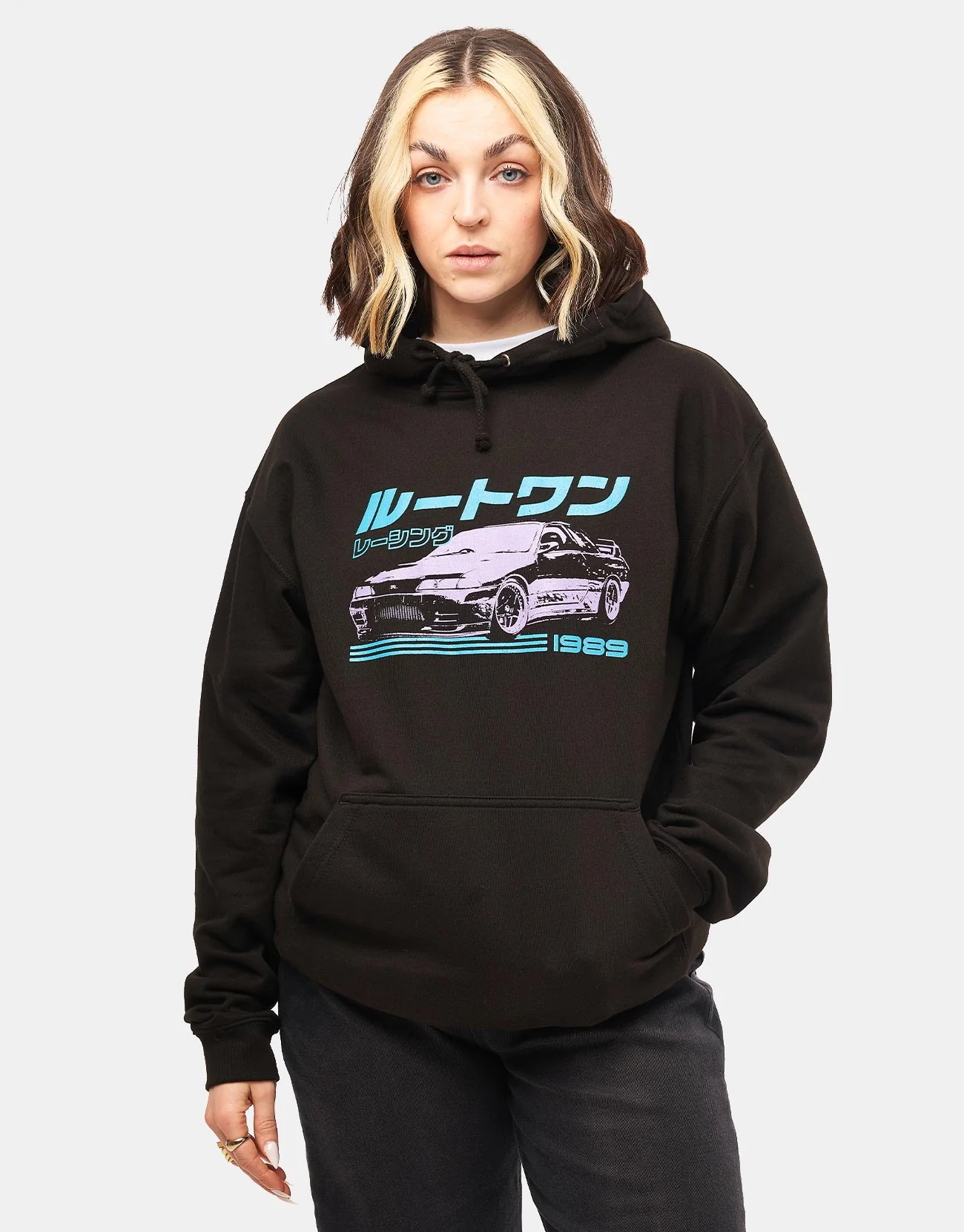 Route One GTR1 Midweight Pullover Hoodie - Black - Image 5