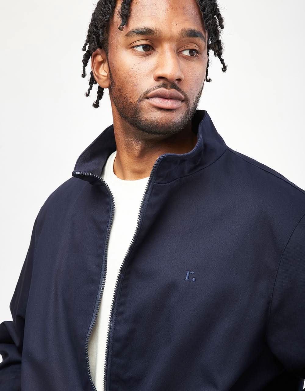 Route One Harrington Jacket - Navy - Image 4