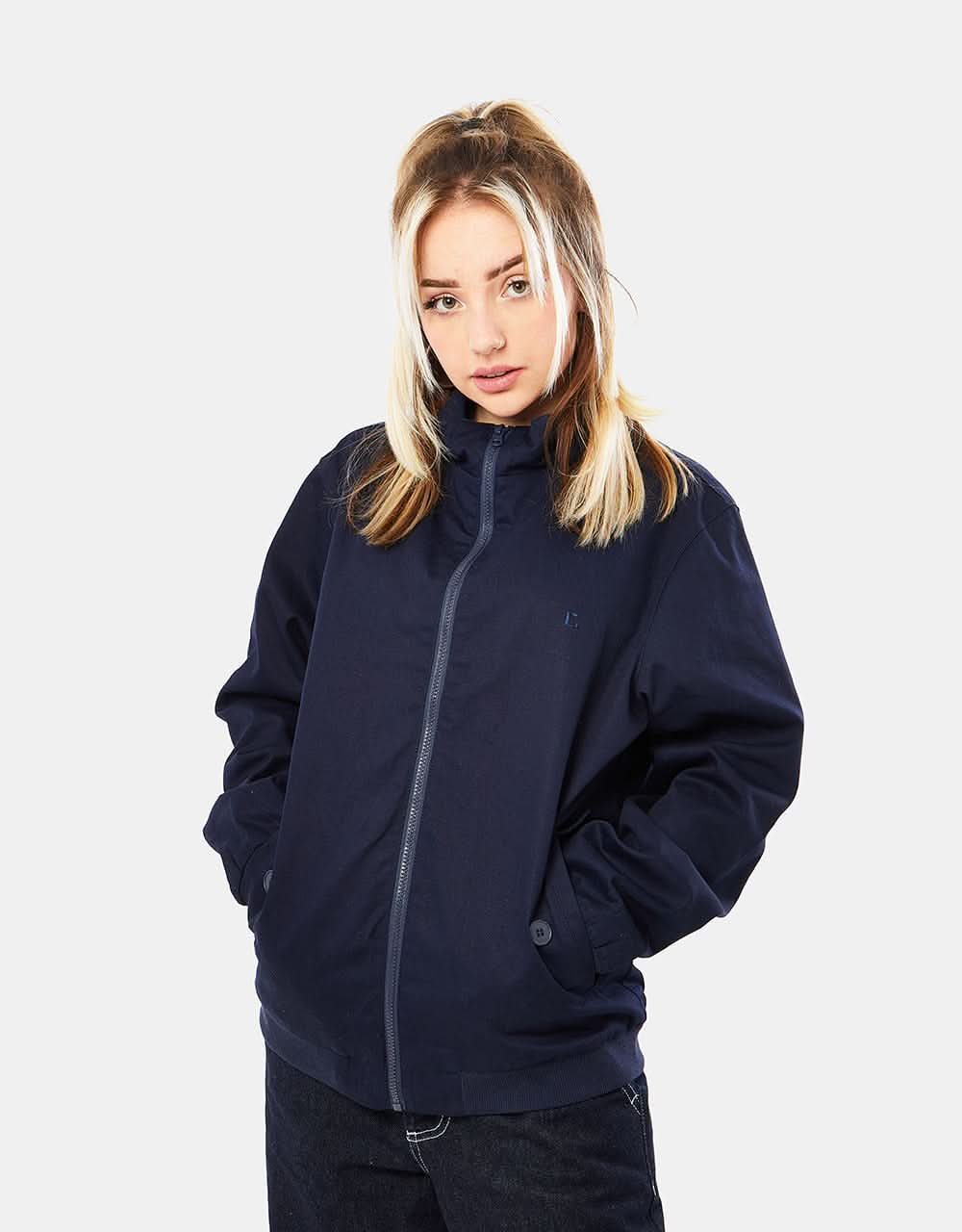 Route One Harrington Jacket - Navy - Image 9