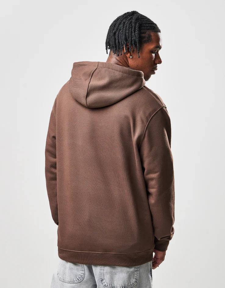Route One Heavyweight Pullover Hoodie (400gsm) - Chestnut - Image 3
