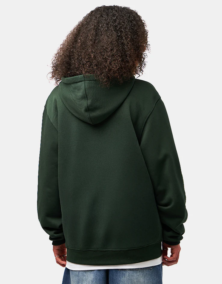 Route One Heavyweight Pullover Hoodie (400gsm) - Forest Green - Image 6