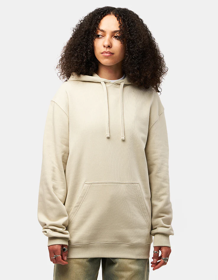 Route One Heavyweight Pullover Hoodie (400gsm) - Stone - Image 6