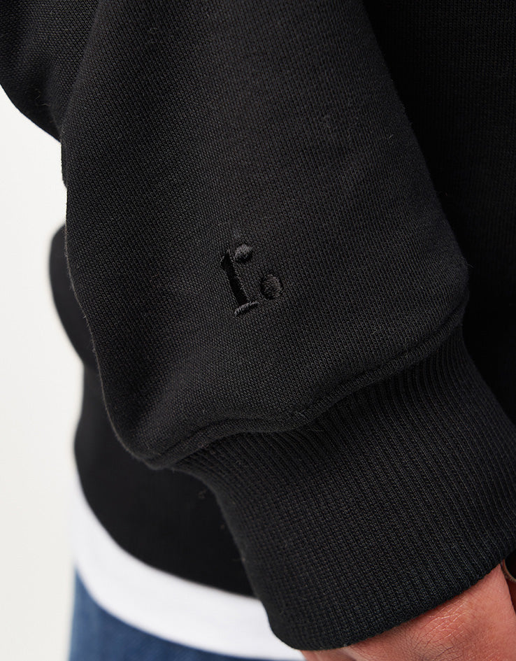 Route One Heavyweight Sweatshirt (400gsm) - Black - Image 7