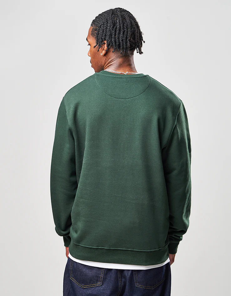 Route One Heavyweight Sweatshirt (400gsm) - Forest Green - Image 3