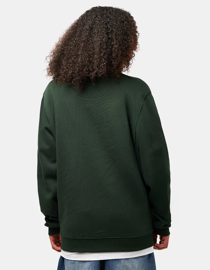 Route One Heavyweight Sweatshirt (400gsm) - Forest Green - Image 6