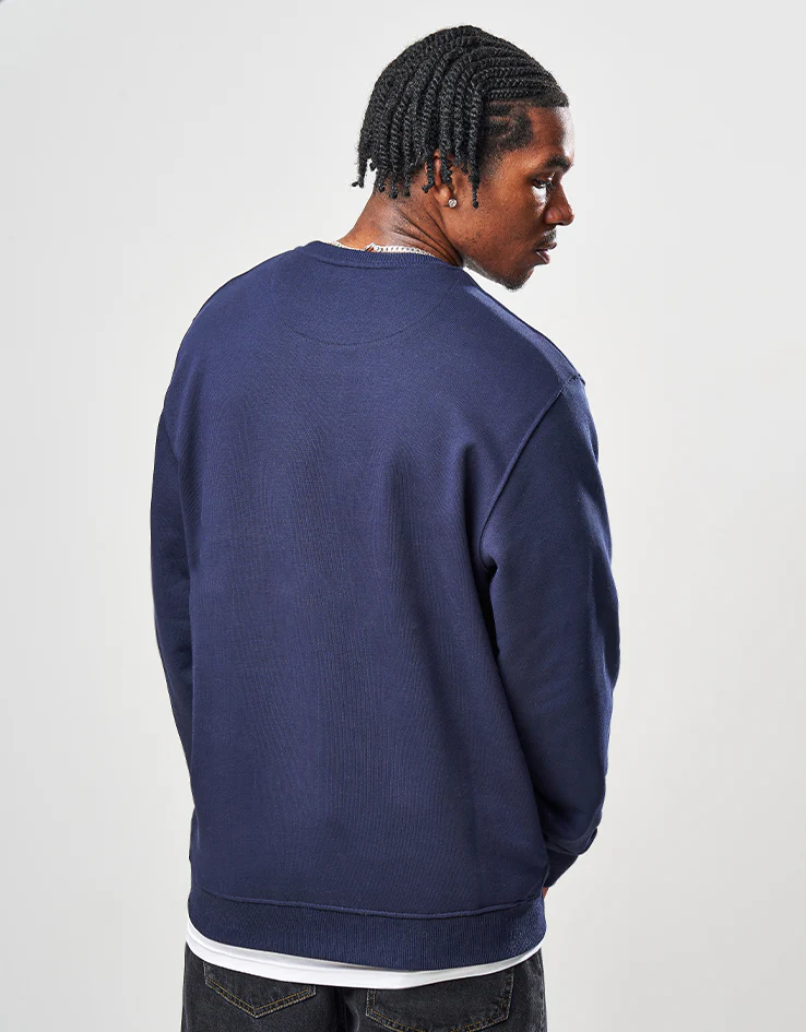 Route One Heavyweight Sweatshirt (400gsm) - Navy - Image 3