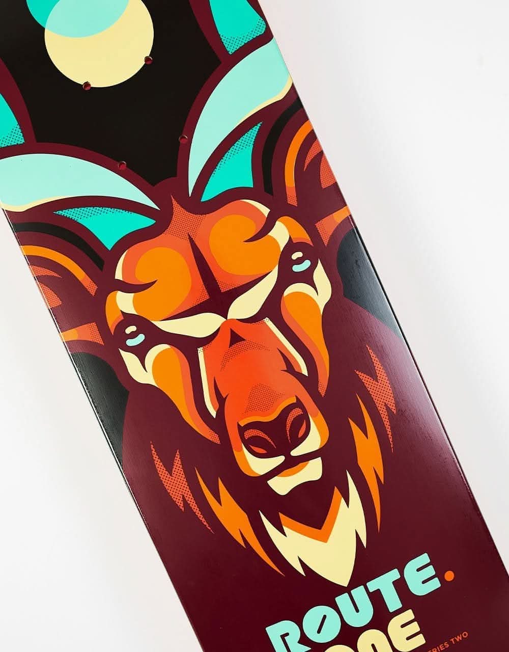 Route One Horned Beasts Skateboard Deck - 8" - Image 3