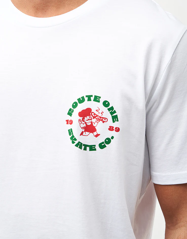 Route One Hot & Fresh Organic T-Shirt - White - Image 4