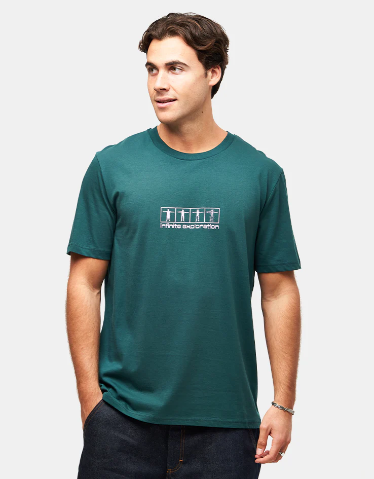Route One Infinite Organic T-Shirt - Glazed Green - Image 2