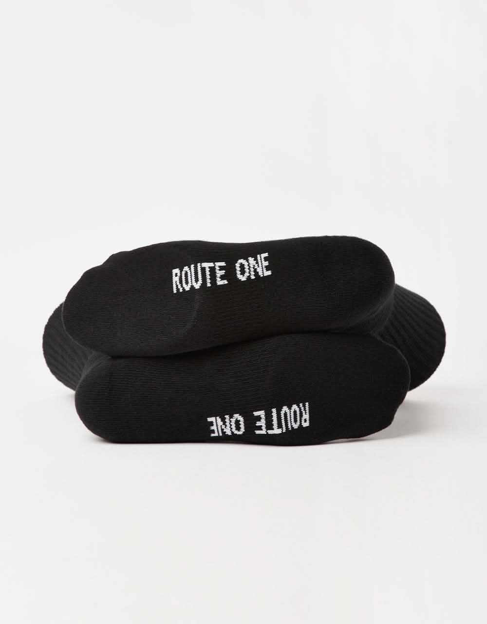 Route One Inner Peace Crew Socks - Black - Image 5