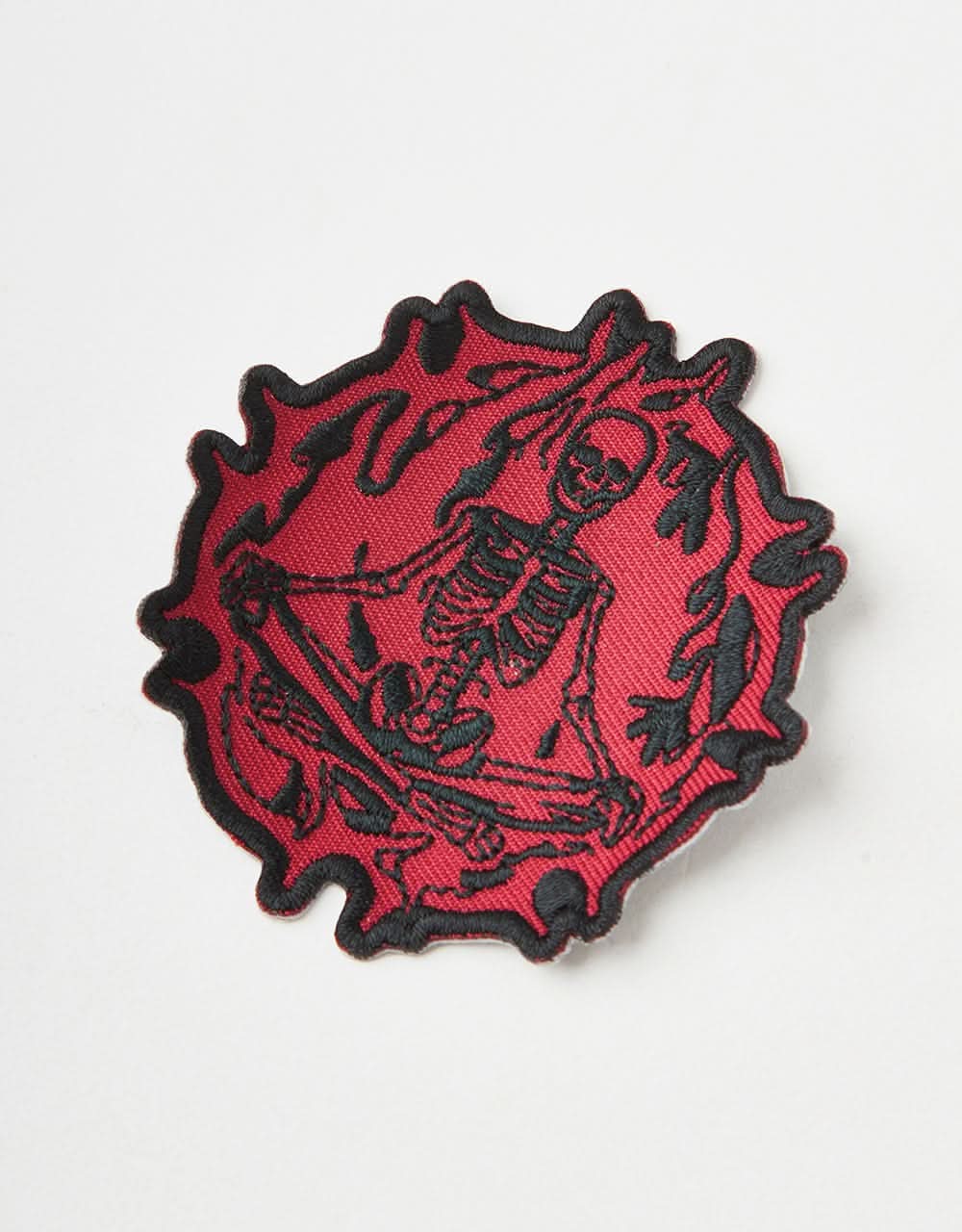 Route One Inner Peace Embroidered Patch - Red - Image 2